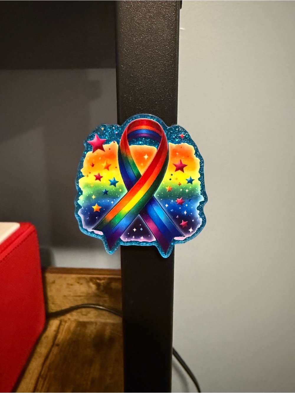 Pride Ribbon Acrylic Magnet